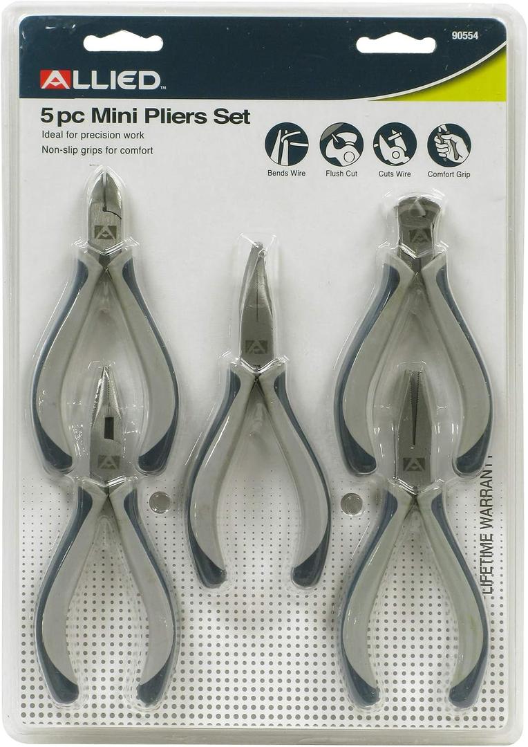 Allied Tools 5 PC. MINI PLIERS SET,90554