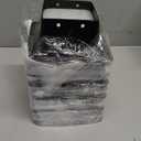 4x4 Post Base 10Pcs, Internal 3.6"x3.6" Heavy Duty Powder-Coated Steel Post Bracket Fit for Standard Wood Post Anchor, Decking Post Base for Deck Porch Handrail Railing Support with Screws