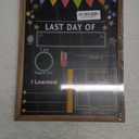 First Day and Last Day of School Chalkboard Sign with Solid Wooden Framed,11x14 Inch Reusable Wooden 1st Day of Preschool/Kindergarten Photo Props, Double Sided Back to School Sign for Kids/Girls/Boy