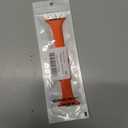6 x STG Sport Band Compatible with Apple Watch 38mm 40mm 42mm 44mm, Soft Silicone Slim Thin Narrow Replacement Strap Compatible for iWatch SE Series 6/5/4/3/2/1 (Orange, 42/44mm)