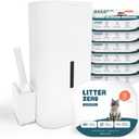 Litter Zero Base Set (Includes 1 Refill, Scoop) + 6 Additional Refills Pack