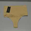 Womens Thong Shapewear Mid to High Waisted Shaper Thong WN0017 (Medium)