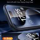 2 x UNBREAKcable Screen Protector for iPhone 15 Pro Max, Pull-To-Protect Easy Installation, Auto Dust-Elimination, 9H+ Military-Grade Tempered Glass, Bubble-Free, Case Friendly, HD Clear, 6.7 Inch, 2 Pack