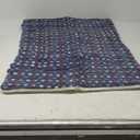 GRIRIW Warm Pets Blanket Double-Sided Flannel Pad for Dogs Thicken Cushion Star Pattern Soft for Comfort 31" x 39"