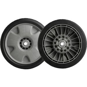 Replacement Lawn Mower Rear Drive Wheels for 42710-VH7-010ZA 42710-VH7-000ZA - 9" Tires Assebmly Compatible with Honda HRR216 HRX217 Propelled Mower (Set of 2)