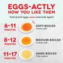 DASH Electric Rapid Egg Cooker for Hard Boiled/Poached/Scrambled Eggs or Omelets with Auto Shut-Off Feature, Black, 7 Egg Capacity