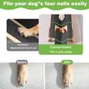 M-Shaped Dog Scratch Pad for Nails with Treat Box, Dog Nail Scratch Board for Large Dogs, Dog Nail File Toy and Shorten Dogs Side Nail Easier (with Treat Box, L)