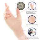 Neo-G Wrist and Thumb Support for Arthritis, Joint Pain, Tendonitis, Sprain - Wrist Brace Wrist Compression Hand Support  (Beige, S)