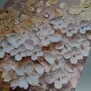 Soft Neutral Floral Wall Art Blossom, Size 16x24