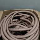 Flexzilla Colors Garden Hose 5/8 in. x 100 ft., Lightweight All-Weather Water Hose, Durable and Flexible, Leak-Free Connections, Brown Mulch