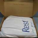 REST Evercool Cooling Comforter, King/Cali King, Blanket for Hot Sleepers, All Season Bedding to Keep Cool for Night Sweats, Breathable Lightweight Blanket, 106x90 Inches, Snow Ivory