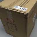 ALLGOT Large Outdoor Pendant Light, Black Outdoor Chandelier Lantern, Anti-Rust Exterior Hanging Lighting Fixture, Porch Lights Hallway Ceiling with Seed Glass for House (Black, 13.36 Inch Height)