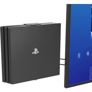 Wall Mount for PS4 Pro,Mount on The Wall or Under The Desk,Solid Metal