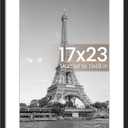 upsimples 17x23 Picture Frame, Wall Decor Poster Frames, Black 1 Pack
