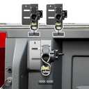 SZYANG 2PCS Retractable Ratchet Straps Compatible with 2019-2025 Chevy Silverado GMC Sierra 1500 Retractable Tie Down Straps Replacement for Chevy Silverado Accessories