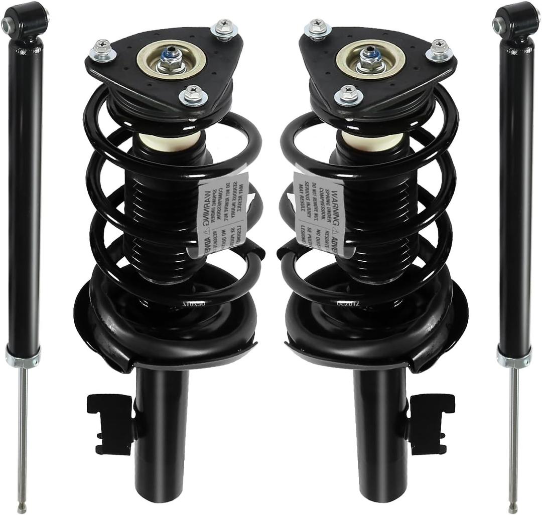 4PCS Front & Rear Strut Assemblies Fit for mazda 3 2004-2009, Fit for mazda 5 2006-2010 Shock Absorbers Replacement 172263 172264 343412