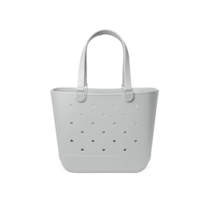 Simple Modern Extra-Large Beach Bag | Waterproof Getaway Rubber Tote with Zipper Pocket for Travel, Pool, Boat, Groceries, Sports | Ice Gray