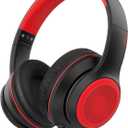 JOMILIN RORSOU R10 Over-Ear Headphones with Microphone, Lightweight Folding Stereo Bass Headset with 1.5M No-Tangle Cord, Portable Wired Headphones for Smartphone Tablet Computer MP3 / 4 (Black)