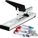 IMLIKE Heavy Duty Stapler with 2000 Staples: 100 Sheets High Capacity Manual Office Stapler, Metal, Jam Free, for Paper Binding, Include 23/8 & 23/13 Staples Each 1000PCS