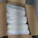 ZPECC Twin Flat Sheet Only 4 Pack, Durable White Top Bed Sheets Hypoallergenic Soft Brushed Microfiber Color-Coded, 66"x96"