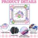 Seenelling Ginger Jar Mahjong Mat Non-Slip Neoprene Mat, 31.5 x 31.5 inches