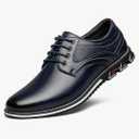 Men's Dress Shoes Comfort Soft Men Oxford Superior Flexural Leather Fashion Dress Sneakers Business Casual Derby Shoe.8