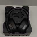 COSMUSIS Trucker Bluetooth Headset, Wireless Headsets with Noise Cancelling Microphone, Long Battery Life Bluetooth Headphones with Detachable Earpad/Single+Dual Mode for Office/Driving/Home (Black)