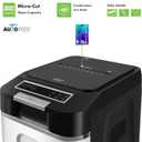 Aurora Commercial Grade 220-Sheet Auto Feed High Security Micro-Cut Paper Shredder/ 60 Minutes/Security Level P-5