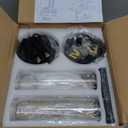 Black Battery Operated Wall Sconces Set of Two Modern Rechargeable Wall Sconces with Remote Control LED Dimmable Wall Lights for Living Room Bedroom Hallway (2 Pack)