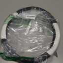 SEG Direct Car Steering Wheel Cover Universal Standard Size 14.5-15 inch, Black and White Microfiber Leather