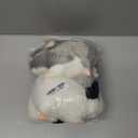 Cute rabbit 12 inch Chinchilla Plush Toy Stuffed Animal Toy Plush Animal Doll (Gray + White)
