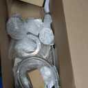Symmons 9605-PLR-1.5-TRM-STN Origins 2-Handle 1-Spray Shower Trim with 1-Spray Hand Shower in Satin Nickel (Valves Not Included)