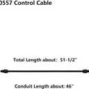 Diskary 946-0557 Control Cable Fits MTD Craftsman Troy Bilt Replacement 290-639 (946-0557)