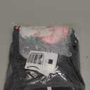 MYCHTE Retro Pink Santa Christmas Sweatshirt Women Vintage Santa Claus Graphic Tee Casual Long Sleeve Xmas Pullover Top (Medium, Gray)