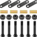 Lonffery Trailer Alex Shackle Kit, 312L Shackle Strap Fit for 3500lb-7200lb Double Eye Spring