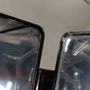 HIEEY 3 Way Mirror for Hair Cutting,360 Trifold Mirror with Height Adjustable Telescoping Hooks,and 5X Magnification,for Makeup, Hair Styling (Black)