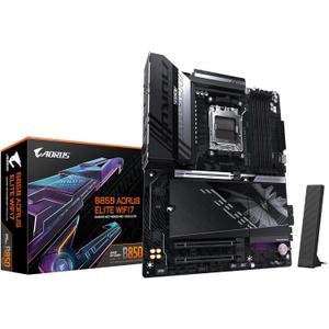 GIGABYTE B850 AORUS Elite WIFI7 AMD AM5 ATX Motherboard, Support AMD Ryzen 9000/8000/7000 Series, DDR5, 14+2+2 Power Phase, 3X M.2, PCIe 5.0, USB-C, WIFI7, 2.5GbE LAN, EZ-Latch