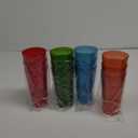 US Acrylic Caf Plastic Reusable Tumblers (Set of 12) 32-ounce Iced-Tea Cups, Assorted | Value Set of Restaurant Style Drinking Glasses, Stackable, BPA-free, Made in the USA | Top-rack Dishwasher Safe
