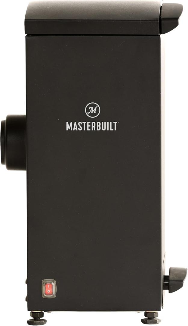 Masterbuilt® Slow and Cold Smoker Accessory Attachment With Removable Ash Tray for Masterbuilt Vertical BBQ Smokers in Black, 10" x 10" x 18", Model MB20100112