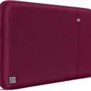 DOMISO Laptop Case Laptop Sleeve Cover Compatible with 15 inch MacBook Air M4/A3241 2025, M3/A3114,M2/A2941,15 inch MacBook Pro A1990 A1707,Compatible with Dell XPS 15 Plus with Pocket, Wine