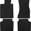 Car Floor Mats Custom Fit for BMW 7 Series G12 2016-2023 730Li 740Li 750Li 760Li Black Rubber Auto Liner Mats All Weather Protection Heavy Duty Odorless