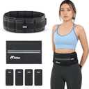 ZELUS Weighted Belt, Z-Fit Adjustable Weighted Belt for Men Women with Removable Silicone Soft Iron Blocks, Waist Adjustable Waistband for Training Walking Yoga, Size: Medium-8LB (31.5” - 46.5")