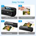 Laminator Machine, A4 Laminators Hot & Cold with 20 Laminating Sheets and Trimmer, 9 Inch Laminating Machine for Office, School, Business and Home