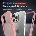 jaroco Magnetic for iPhone 16 Pro Max Case, [Compatible with MagSafe][Military Grade Drop Protection][Heavy Duty Protection][Non-Slip][Shockproof] 2-Layer Durable Bumper Phone Case 6.9''-Pink