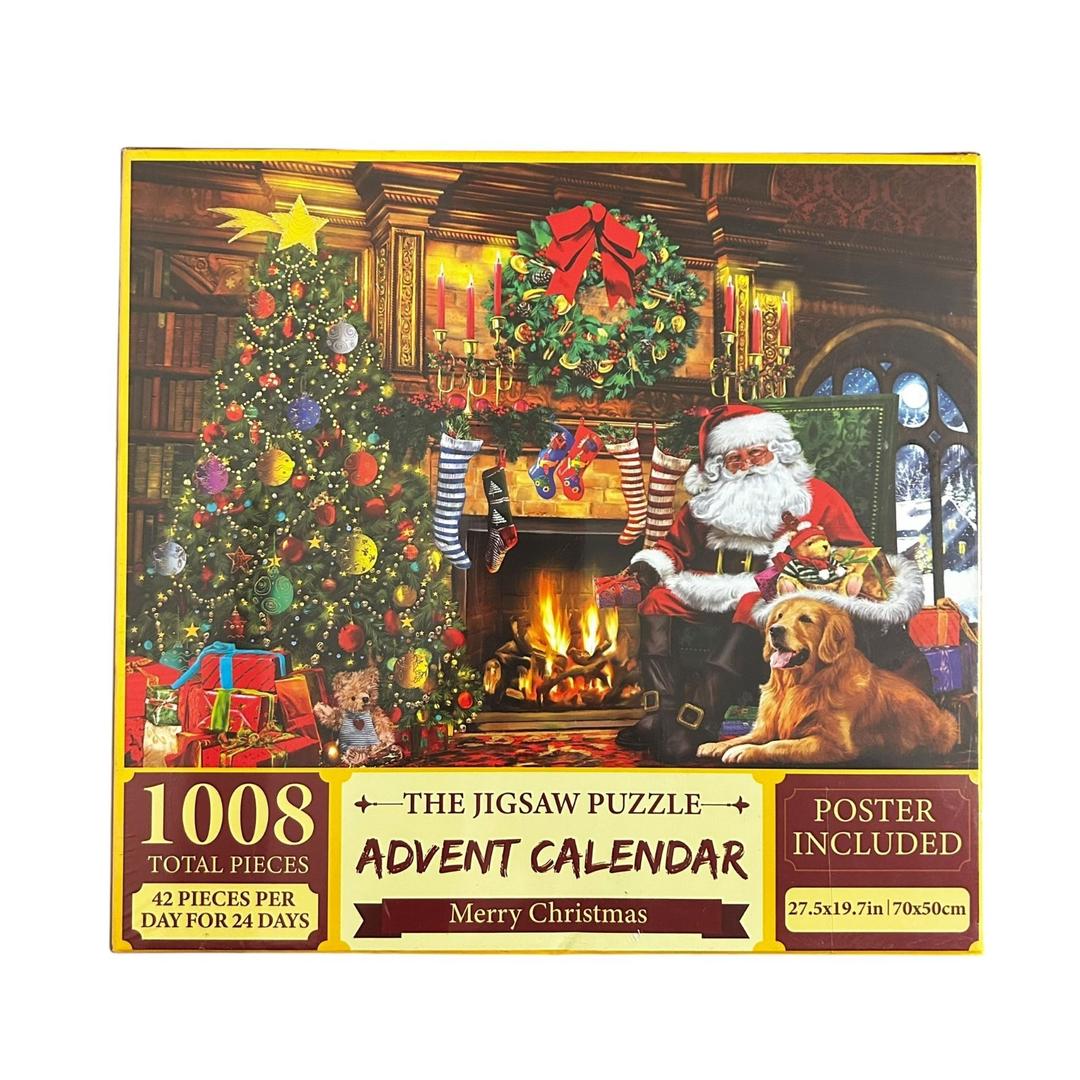 Christmas Celebration Jigsaw Puzzle Advent Calendar 1008 Pieces 42 Pc A Day