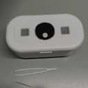 48Khz Ultrasonic Jewelry Cleaner, 30W Ultrasonic Cleaner with UV Lights and Dual Brush Ports, 3Modes Jewelry Cleaner Ultrasonic Machine with Digital Timer, 12OZ for Eyeglasse, Denture, Jewelry Cleaner