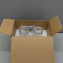 INNGOSAE 17oz Water Glass Tumbler with Handle & Lid Coasters, Reusable Iced Coffee Cups with Straws  Set of 2, Glass Cups for Smoothies, Juice, Coffee, Tea (diamond-shaped patterns-17oz-2pack)