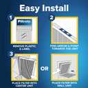 Filtrete 11.5x29.5x1 AC Furnace Air Filter, MERV 8, MPR 700, Tough on Pollen, Easy on Airflow, 3-Month Pleated 1-Inch Electrostatic Air Cleaning Filter, 4-Pack (Actual Size 11.19 x 29.19 x 0.81 in)