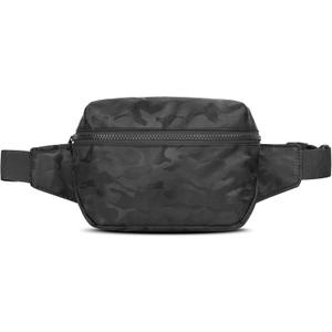 2 x Fanny Pack Waist Belt Bag Fashion Fanny Women and Men Gift Waist Pack With Adjustable Strap For Travel Running 2L Camo Black