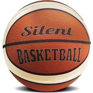 Silent Basketball-Size 7,2025 Upgrade Dribble Dream Silent-Basketball, Si-Lent Basket-Ball Dribbling Indoor, Foam Basketball Indoor Training Quiet Ball Birthday Gift for Youth (Orange)